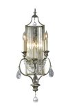 Gia Gilded Silver 3 Arm Wall Light